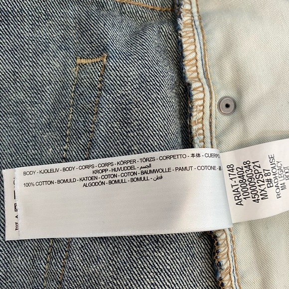 Ariat M4 Legacy Relaxed Fit Boot Cut Jeans Men’s True Size 33/36 Blue NWOT - Picture 8 of 12